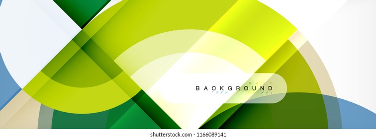 Vector circular abstract background, circles geometric shapes