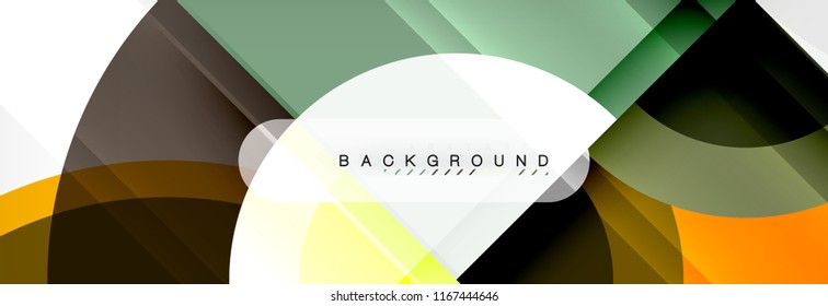 Abstrakter Vektorhintergrund, kreisförmige Formen