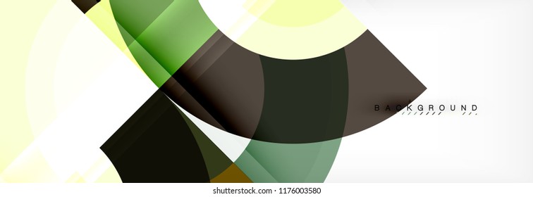 Vector circular abstract background, circles geometric shapes