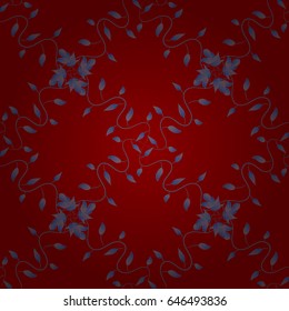 Vector circular abstract mandalas pattern. Arabesque. Colored Mandala on a white baqckground. Round ornament with intertwined branches, flowers and curls.