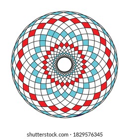 Diseño del logotipo de color circular del vector