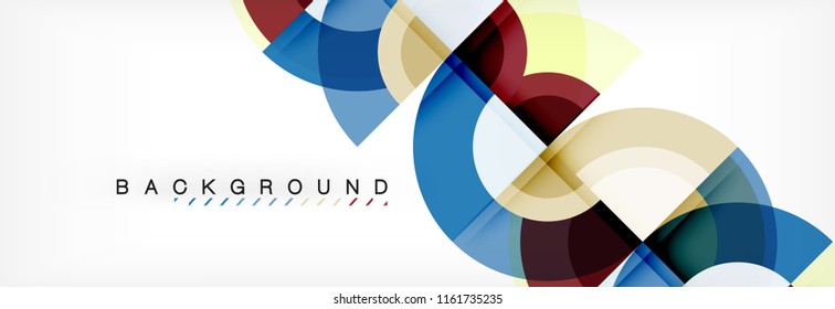 Abstrakter, kreisrunder, abstrakter Hintergrund, Vorlagendesign