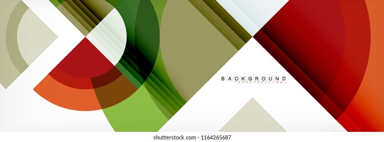 Vektorkreisförmiger, geometrischer abstrakter Hintergrund. Trendgrafik