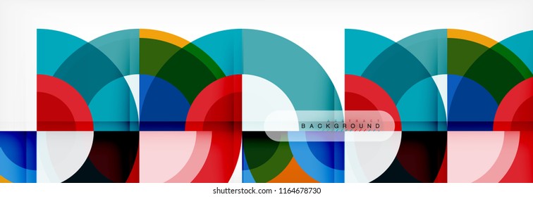 Abstrakter, kreisrunder, abstrakter Hintergrund, Vorlagendesign