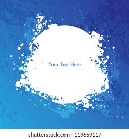 Vector circular grunge background