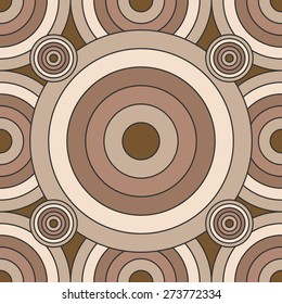 vector circular seamless pattern