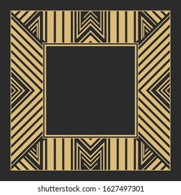 Vector circular stylish frames. The place for the text. Art ornament in the Arab style of elements of design of luxury goods, logos, monograms.