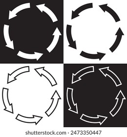 Vector circulation hole pictogram. Circulation seal stamp, done with icon and rounded square. Rounded square stamp seal contain circulation carving inside. Vector  illustration circulation images.