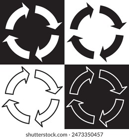 Vector circulation hole pictogram. Circulation seal stamp, done with icon and rounded square. Rounded square stamp seal contain circulation carving inside. Vector  illustration circulation images.