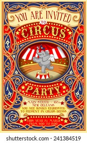 circus poster template