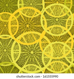 vector citrus seamless pattern