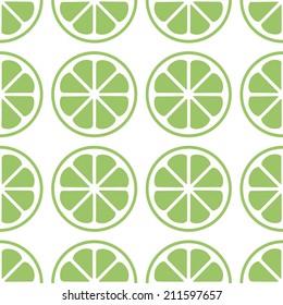 vector citrus seamless pattern