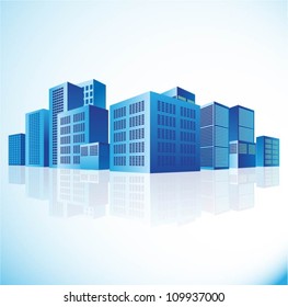 Vector City Background Stock Vector (Royalty Free) 109937000 | Shutterstock