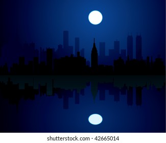 vector city background