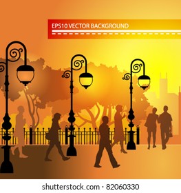 vector city background