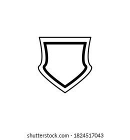 Vector for city coat of arms with protective motif.