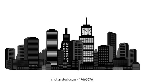 vector city detailed