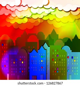 vector city in dreams
