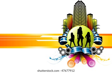 vector city illustration