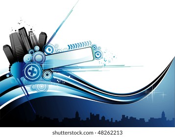 vector city illustration
