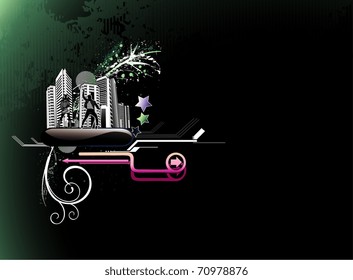 vector city illustration