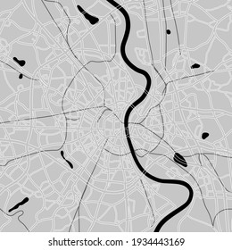 Stadtplan für Vektorgrafik. Kölner Illustration. Stadtplan. Deutschland