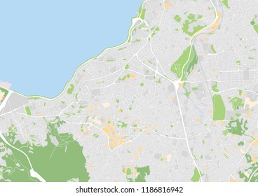 Vector City Map Izmir Stock Vector (Royalty Free) 1186816942 | Shutterstock