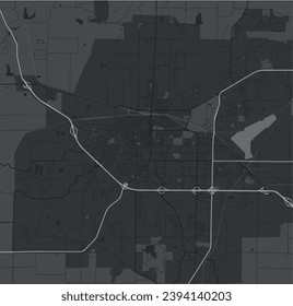 Vector city map of Jonesboro Arkansas in the United States of America.