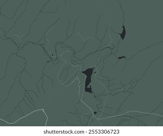 Vector city map of Lexington Kentucky in the United Stated of America with white roads isolated on a green background.