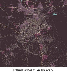 Stadtplan von Nicosia, Zypern