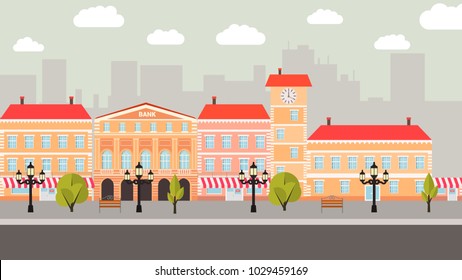 vector city panorama