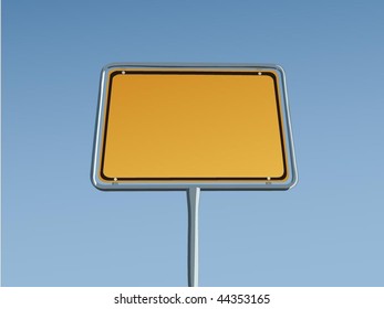 Vector City Sign