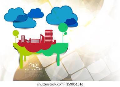 Vector of city skyline