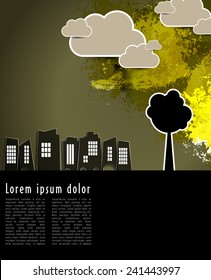 Vector of city skyline 