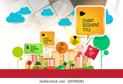 Vector of city skyline