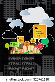 Vector of city skyline