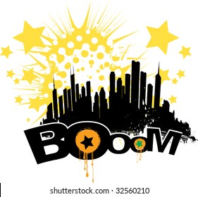vector city stars