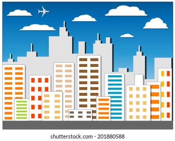 Vector cityscape