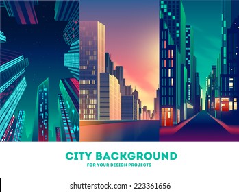 Vector Cityscape Background