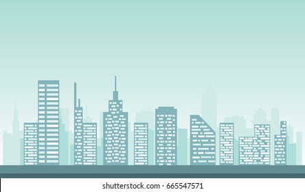 vector cityscape illustration