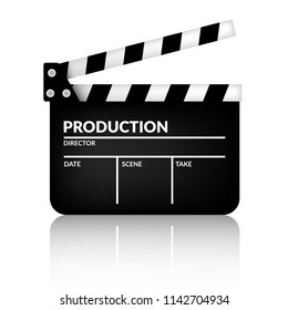 Vector clap board