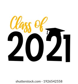 Vector Class of 2021 Illustration