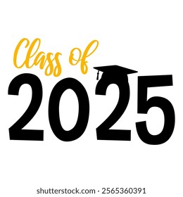 Vector Class of 2025 Illustration