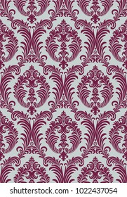 Vector Classic Damask Seamless Pattern 
