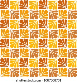 Vector Classic Floral art nouveau Seamless pattern. Stylish abstract art deco texture.