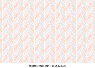 Vector Classic Floral art nouveau Seamless pattern. Stylish abstract art deco texture.