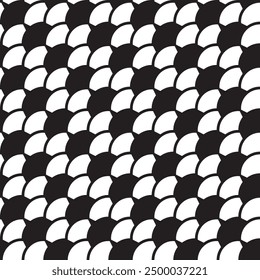 Vector classic football soccer ball pentagonal black and white seamless sport side view pattern or texture.