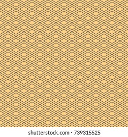 Vector Classic Japanese pattern of rhombuses on a beige background