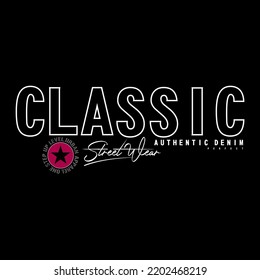 vector classic text lettering stylish design