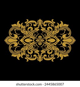 Vector classic vintage ornament frame